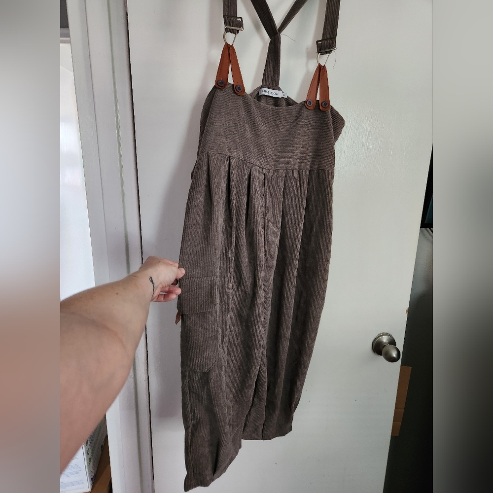 Corduroy overalls